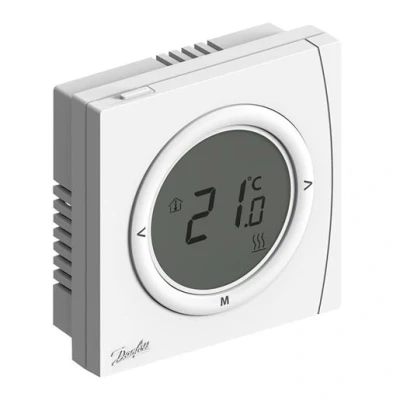 Image of Danfoss Wireless Digital Room Thermostat &amp; Receiver RET2001RF + R x 1 S