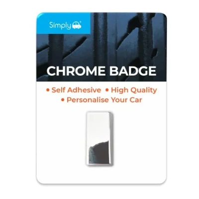 Image of 81x &#039;I&#039; Simply Chrome Badge CB09
