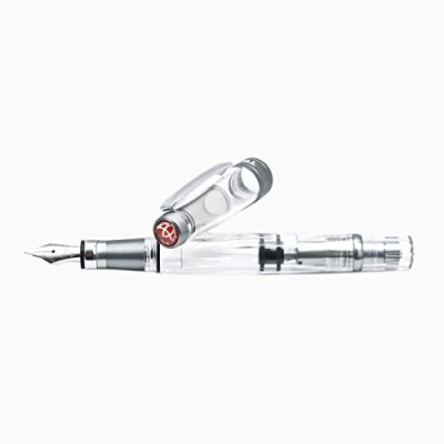 Image of Twsbi Diamond 580 ALR Nickel Gray Nib B Fountain Pen