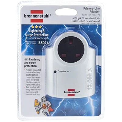 Image of Brennenstuhl Primera Line surge protected adapter 13.500 A SP 240 *GB*