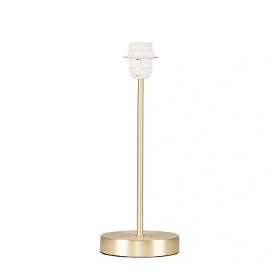 Image of Modern Standard Table Lamp Base in a Gold Metal Finish