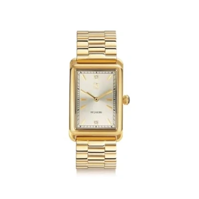 Image of Sif Jakobs Watch Santina Stainless Steel with Gold Plating and White Zirconia Miyota Movement