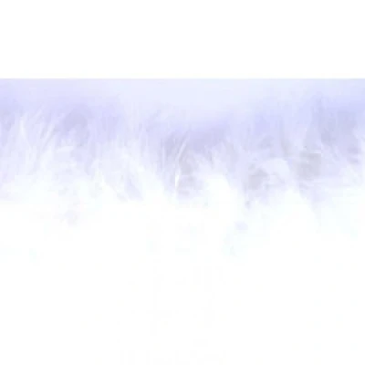 Image of impEX Marabou Boa Feather Trimming White per metre