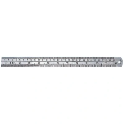Image of C.K Steel Rule 300mm/12&quot;