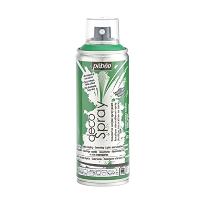 Image of PEBEO 200ml Decospray, Acrylic, Christmas Green, 200 ml (Pack of 1)