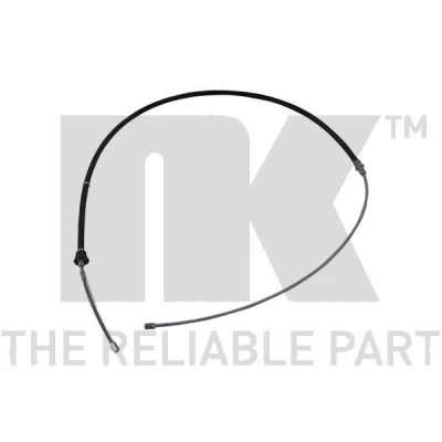 Image of 6Q0609721H, 6Q0609721M Brake Cable NK 904322 1581/916mm Drum SKODA: Fabia I Hatchback, 2, 1 Combi, VOLKSWAGEN: Polo IV Hatchback