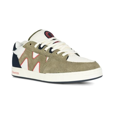 Image of Emerica OG 1 Skate Shoes Olive/Tan 10.5 UK