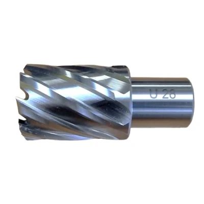 Image of 28mm Broaching Cutter for Magnetic Drill Universal Fitting Mag Drilling Bit Annular 12 32mm Diameter x 25 mm Length HSS Rotabroach Type Broach Hole Steel