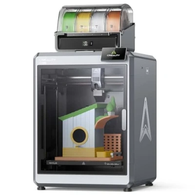 Image of Creality K2 Plus Combo 3D Printer, Support Multi Color Printing with CFS, 600mm/s Max High Speed Printing, Fully Assembled Auto Leveling and ≤45 dB Quiet Printers (K2 Combo)