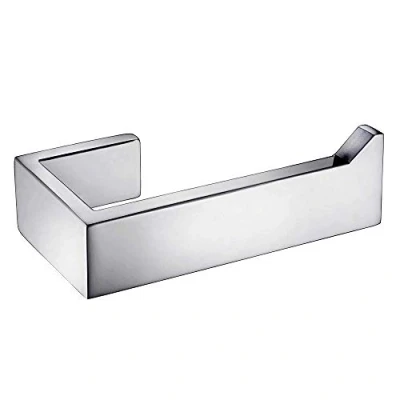 Image of Celbon SUS304 Stainless Steel Bathroom Toilet Roll Holder Chrome Finish Wall Mounted Paper Rack for
