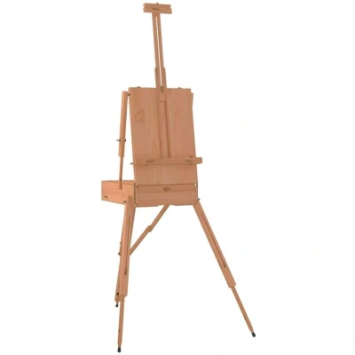 Image of vidaXL Easel Stand 81x121x173 cm Solid Beech Wood