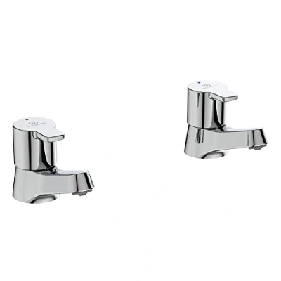 Image of Ideal Standard Calista Pillar Basin Taps, B1146AA,Chrome