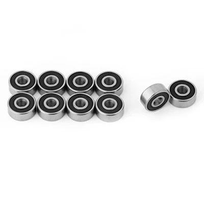 Image of 10pcs 623 2RS Mini Steel Ball Bearings Double Rubber Deep Sealed Roller 3 x 10 4 mm