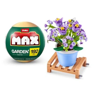 Image of MAX Premium Garden Pot Plants Building Bricks Collection (up to 233 pieces, 6 collect). (Gypsophila Paniculata, 1 Capsule)