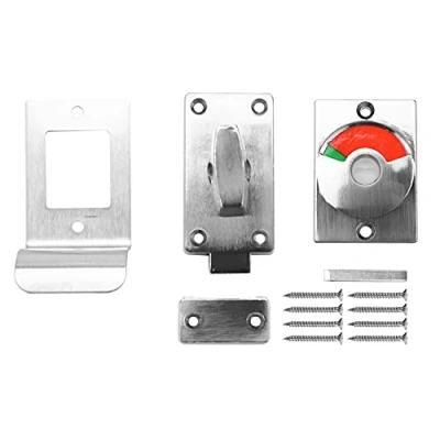 Image of PpAaJK Bathroom Toilet Wc Indicator Privacy Dead Bolt Door Lock Latch Vacant Engaged
