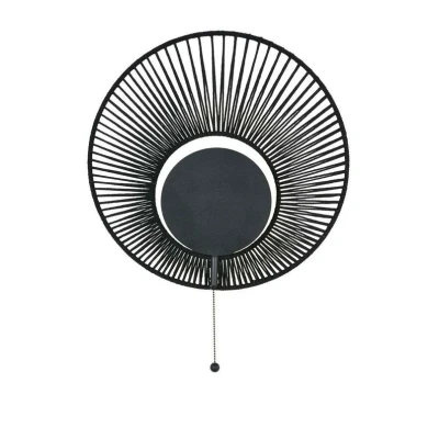 Image of Forestier Oyster designer wall light, black