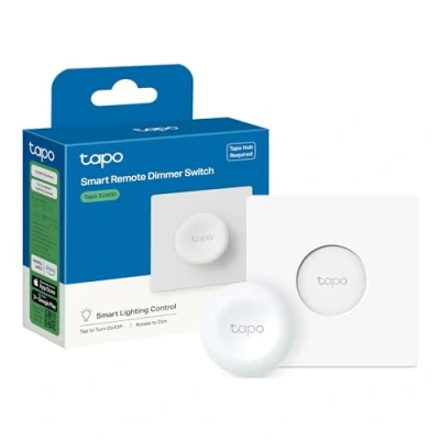 Image of Tapo Smart Remote Dimmer Switch, Multiple Ways Control, Real Time Notifications, No wire Required, Battery included, Hub Required sold separately, Easy Setup and Use (Tapo S200D)