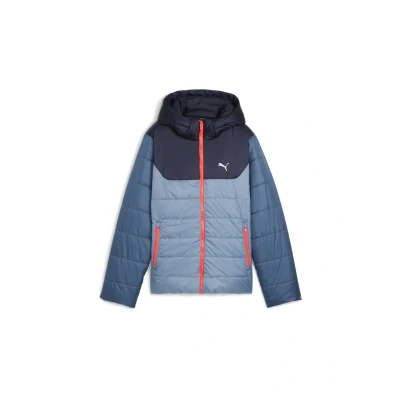 Image of Puma Hooded Padded Winter jacket for kids, Size: 16y (15 16y), Cool blue