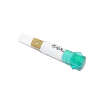 Image of Ufixt Fits Universal Cooker Green Round Lens Neon Indicator Lamp Light 9mm Type