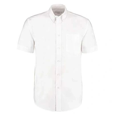 Image of Kustom Kit KK350 S/S White Oxford Shirt 19.1/2&quot;