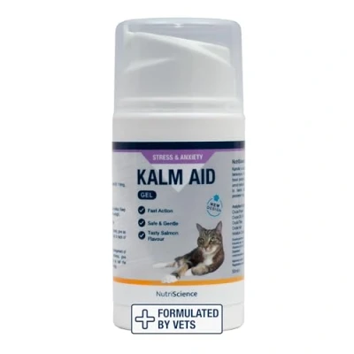 Image of Swedencare UK KalmAid Cat Gel 50 ml for Cats Calming Supplement