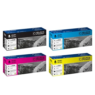 Image of BLACK POINT [With Chip] Toner Multipack compatible with HP 207X 207A W2210A W2211A W2212A W2213A W2210X for Color Laserjet Pro MFP M283fdw M282nw M283fdn M255dw M255nw