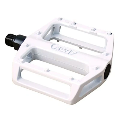 Image of NC 17 Sudpin STD Zero Pro Platform Pedal/Bicycle Pedals MTB/Mountain Bike/BMX Pedal, Aluminium, Durable, Super Lightweight, Fixed Pins white