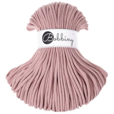 Image of Bobbiny Premium 5mm Braided Macrame Cord (Blush) 100m