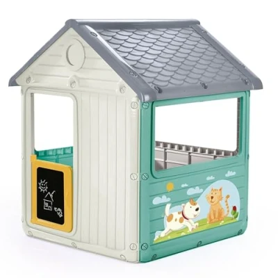 Image of Dolu Kids My First Play House White/Teal