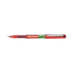 Image of Pilot Liquid Ink Greenball 7Rollerball Pens Pack of 6Medium Red Pasteaa
