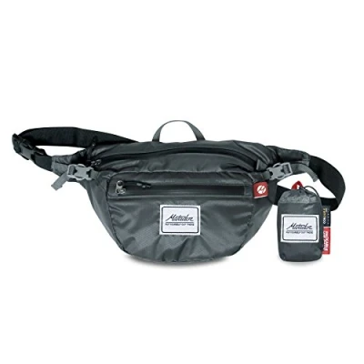 Image of Matador Packable Hip Pack Water Resistant Bum Bag; Fanny for Men &amp; Women; Compact Travel Sling Bag, Waist and Belt Great Running, Cycling, Hiking, Fashion