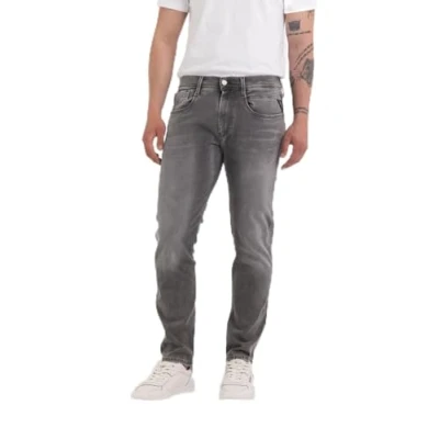 Image of Replay Anbass Pants Slim fit jeans, Men&#039;s, Size: 40x34, Medium grey