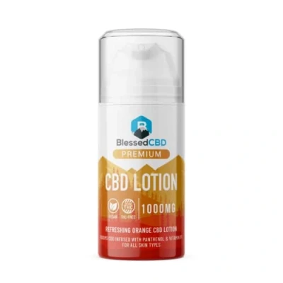 Image of Blessed CBD 1000mg Lotion + Vitamin B5 High Strength Cream 100% Natural, One Size