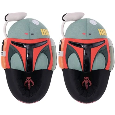 Image of STAR WARS Slippers, Boba Fett Full Body Slipper,Mens size 10 12