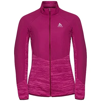 Image of Odlo Women Running jacket RUN EASY WARM HYBRID, festival fuchsia, L