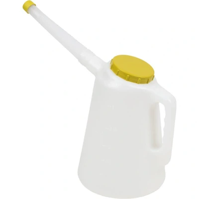 Image of Sealey Oil Container with Lime Lid &amp; Flexible Spout 3L