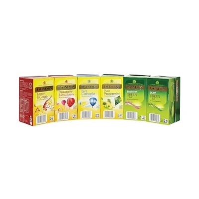 Image of Twinings Infusions &amp; Green Tea Variety Pack Enveloped Bags (6x20)