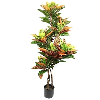 Image of Leaf Artificial Codiaeum Multicoloured House Plant