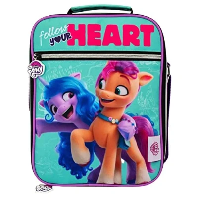Image of My Little Pony Insulated Lunch Bag Twin Compartment with Izzy Moonbow and Sunny Starscout