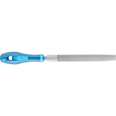 Image of Pferd 11233157 Cut 2 Type Half Round Wood Rasps, Silver/Blue, 150 mm