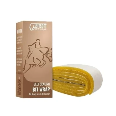 Image of Bitsoft Self adhesive bit bandage for horses, 5 mm soft foam, flexible latex bandage, optimal protection and comfort, durable easy to put on, cost effective thanks thicker material