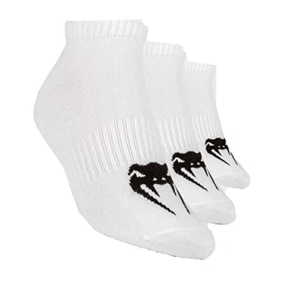 Image of Venum, Classic Footlet Socks, Men&#039;s, 37 39, White/Black