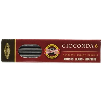 Image of KOH I NOOR Graphite Leads for 5.6mm Diameter 80mm 6B Mechanical Pencil