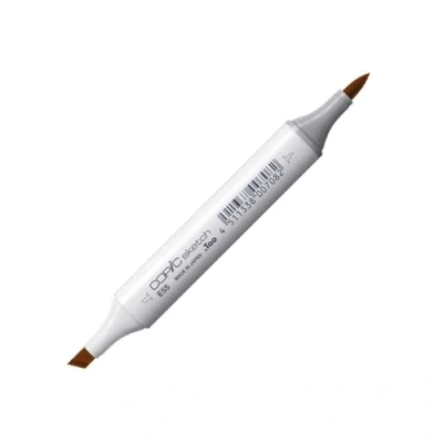 Image of Copic Sketch Coloured Marker Pen (E 55) Light Camel, For Art &amp; Crafts, Colouring, Graphics, Highlighter, Design, Anime, Professional Beginners, Supplies Colouring Books