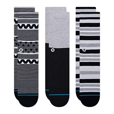 Image of Stance Albie Unisex 3 PACK Socks, Size: 5.5 7.5, Multi