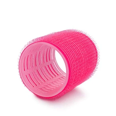 Image of Ponik&#039;s Hair Rollers, Self Adhesive, 44 mm, 6 Pieces, Grip Curls, Pink