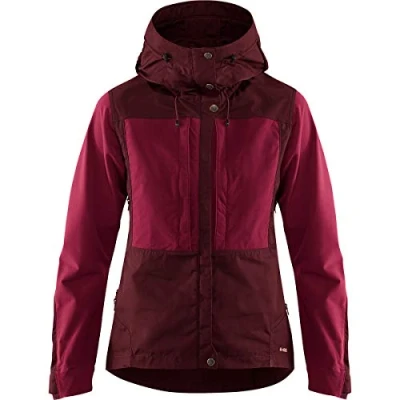 Image of Fjallraven Keb Jacket W Sport Dark Garnet Plum, XXS Red