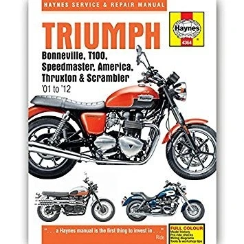 Image of Haynes Manual 4364 for Triumph Bonneville (01 07) (H4364)