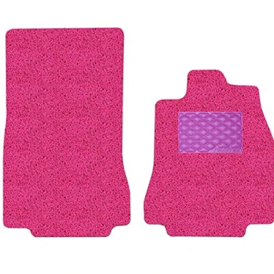Image of Nicoman Spaghetti All Weather Fully Tailored Car mats Fit【2007 2015 XF Saloon/Estate X250 】(Front Set 2 Piece,Pink)