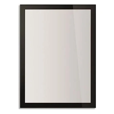 Image of Durable DURAFRAME SUN Static Cling Magnetic Frame A4 Format in Black Pack of 2 Frames UV and Heat Resistant Ideal for Retail Shop Windows